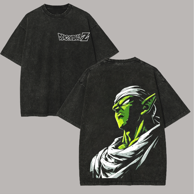 Dragon Ball Z Printed Unisex Washed T-Shirt Image - 2