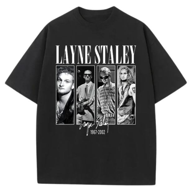 Layne Staley Printed Oversized Unisex T-shirts