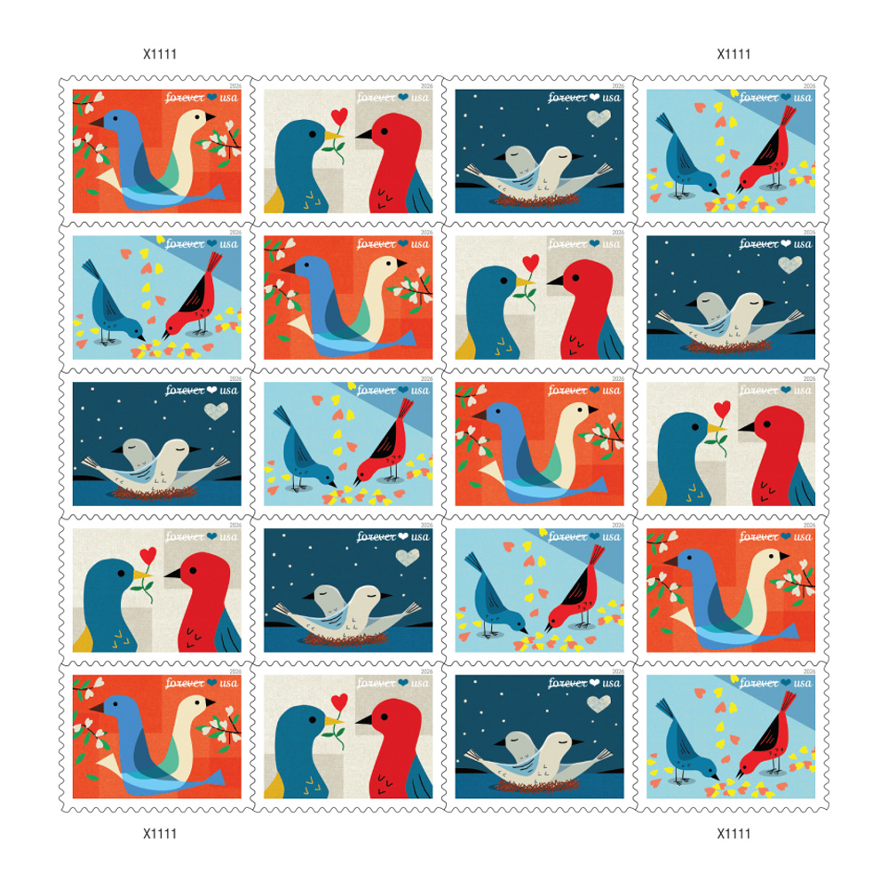 2026 Love Stamps Forever First Class Postage Stamps