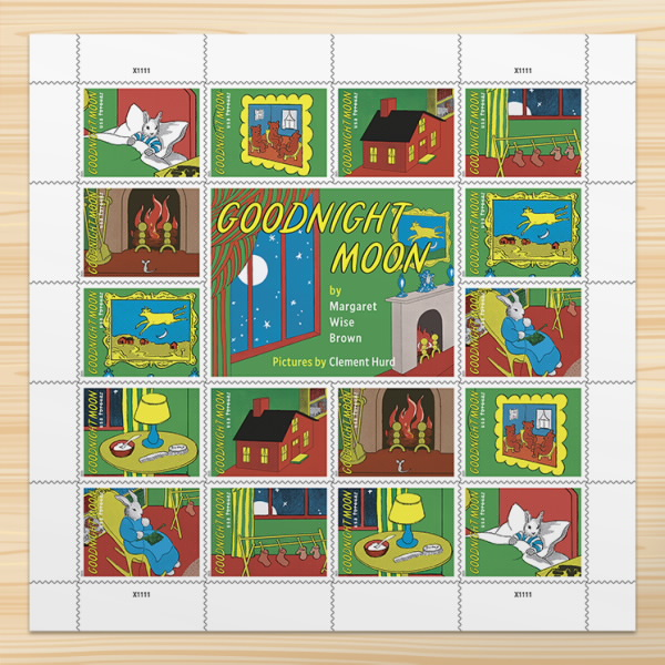 2025 Goodnight Moon Stamps Forever First Class Postage Stamps