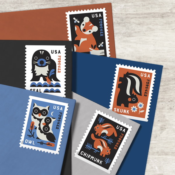 2025 Baby Wild Animals  Forever First Class Postage Stamps
