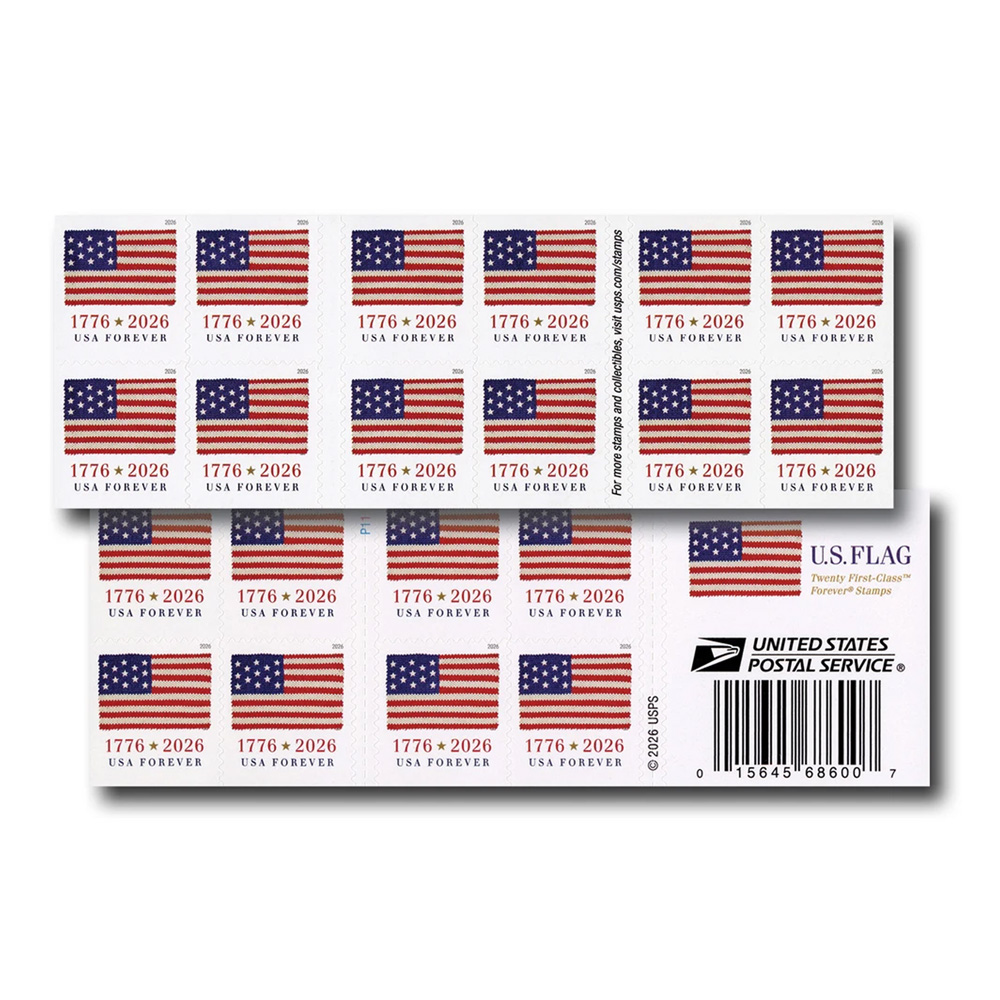 2026 U.S. Flag Forever First Class Postage Stamps