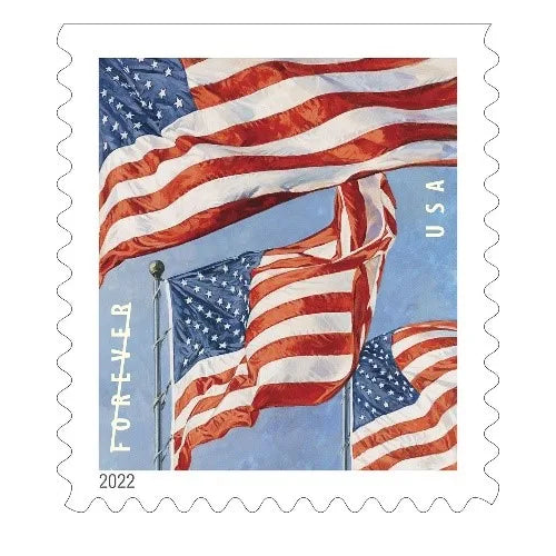 2022 U.S. Flag Forever First Class Postage Stamps