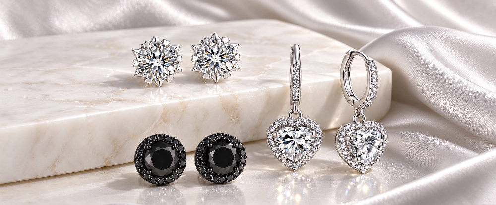 How to Choose Moissanite Earrings Cuts, Styles & Buying Guide
