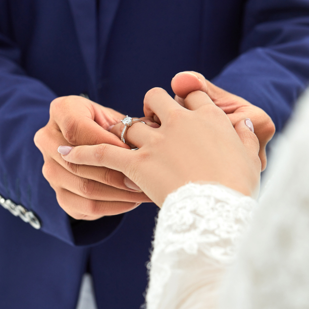 1 Carat Channel Set Round Moissanite Engagement Ring in White Gold for Proposal-02