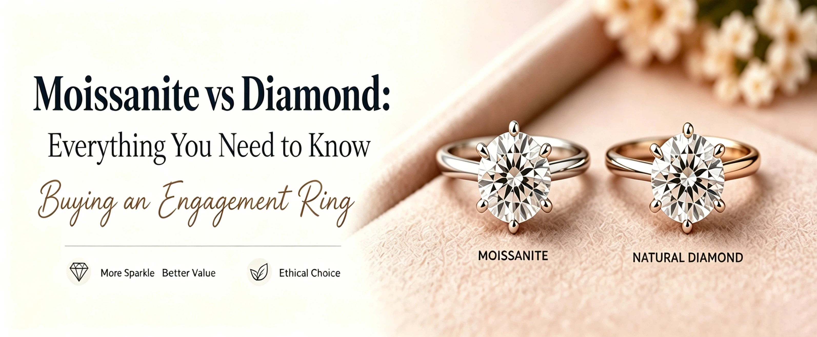 Moissanite vs Diamond