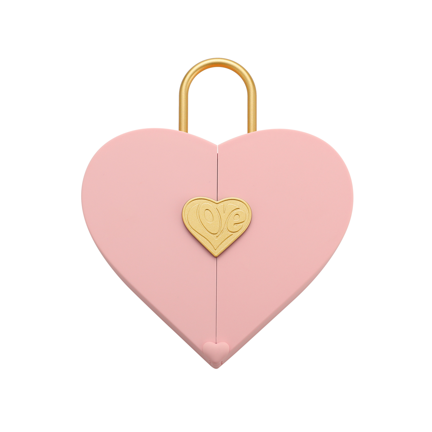 MomentWish Concentric Lock Love Heart Pink Jewelry Box-04