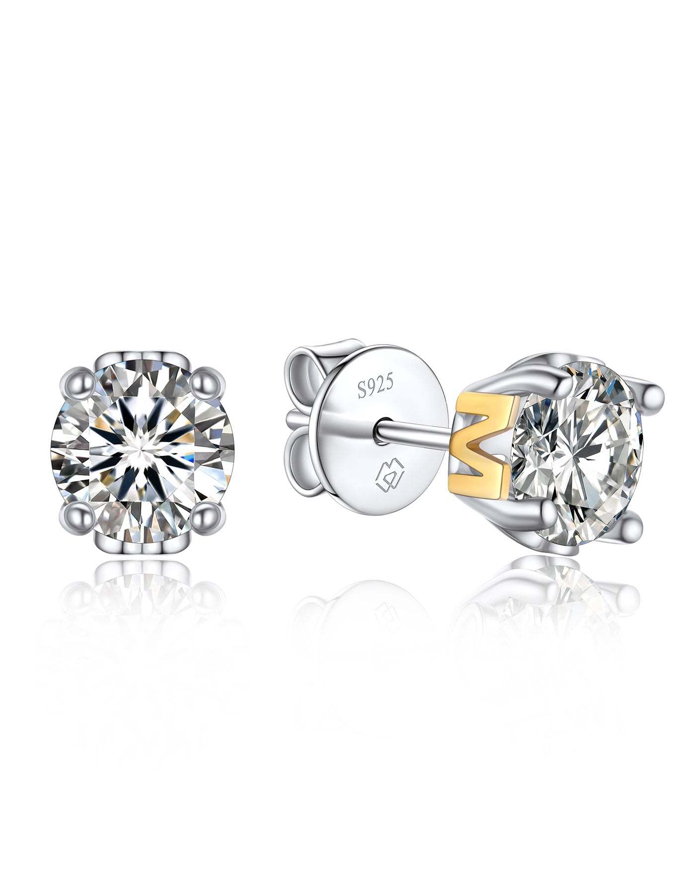 MomentWish Letter M Earrings