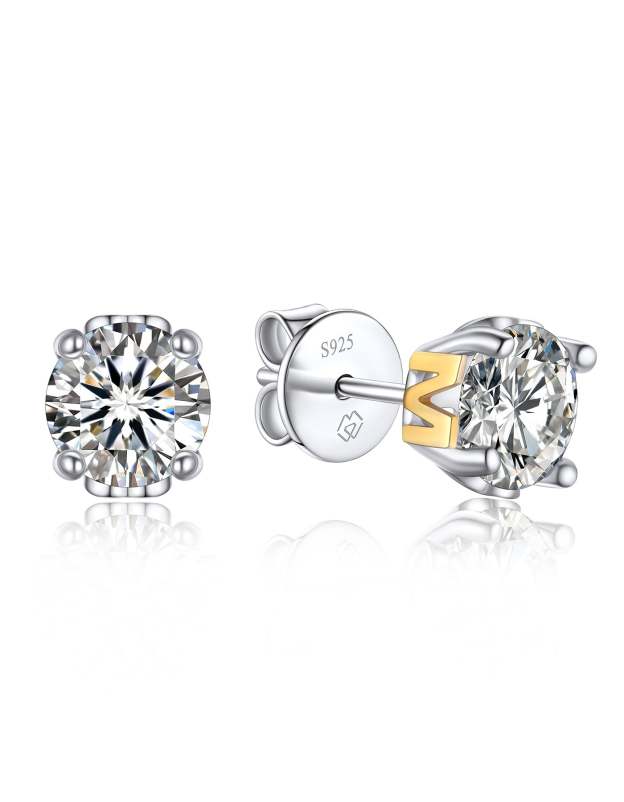 MomentWish Letter M Earrings