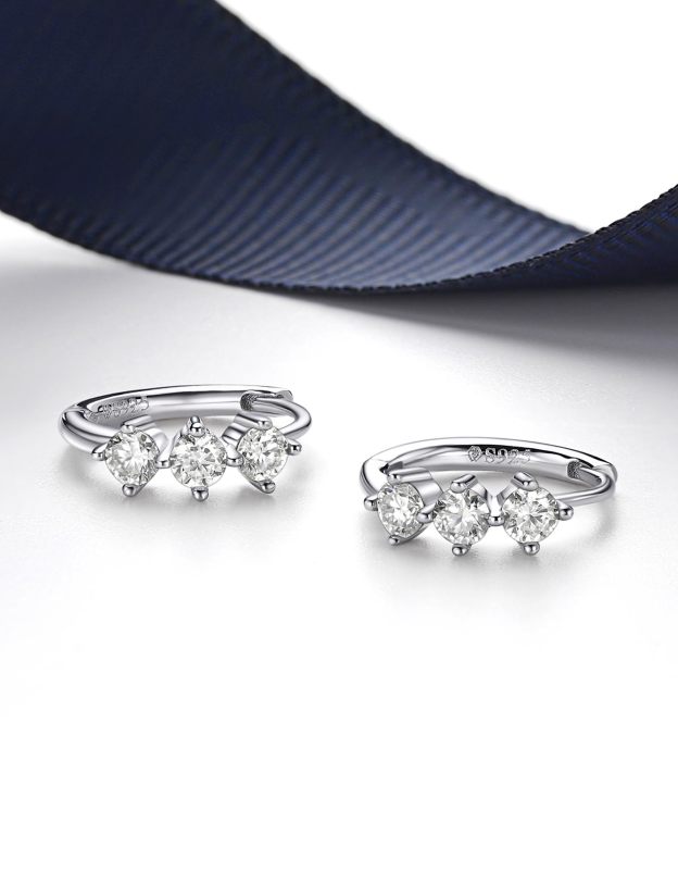 MomentWish Moissanite Dangle Earrings