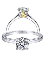 MomentWish Moissanite Engagement Ring For Women Custom Name