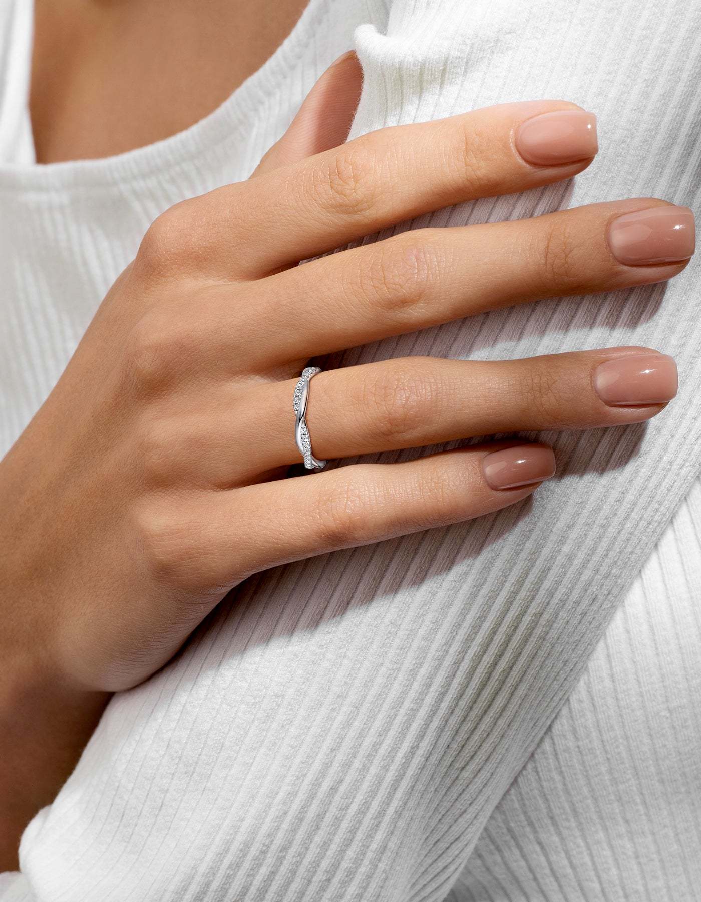 MomentWish Moissanite Ring For Women