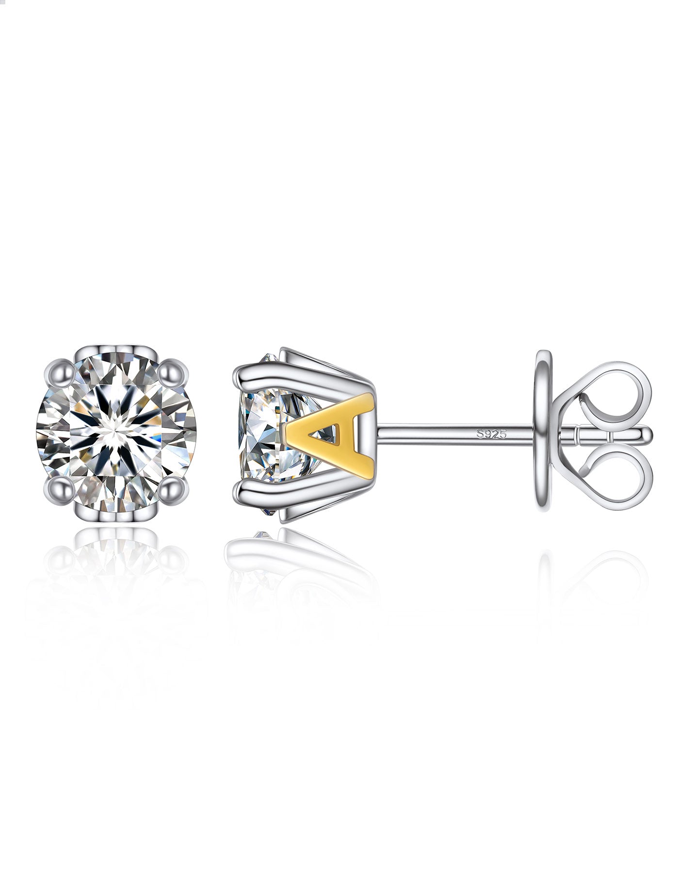 MomentWish Moissanite Stud Earrings