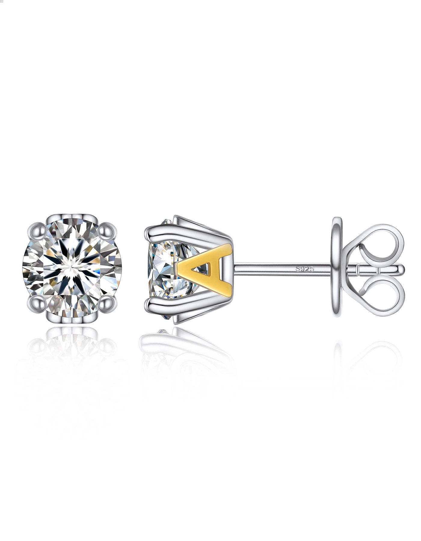 MomentWish Moissanite Stud Earrings