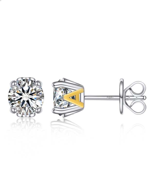 MomentWish Moissanite Stud Earrings