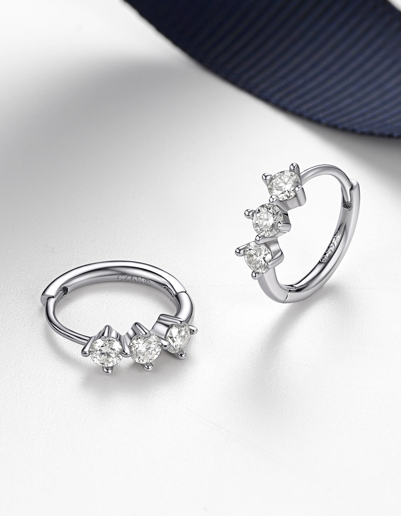 MomentWish Moissante Hoop Earrings 