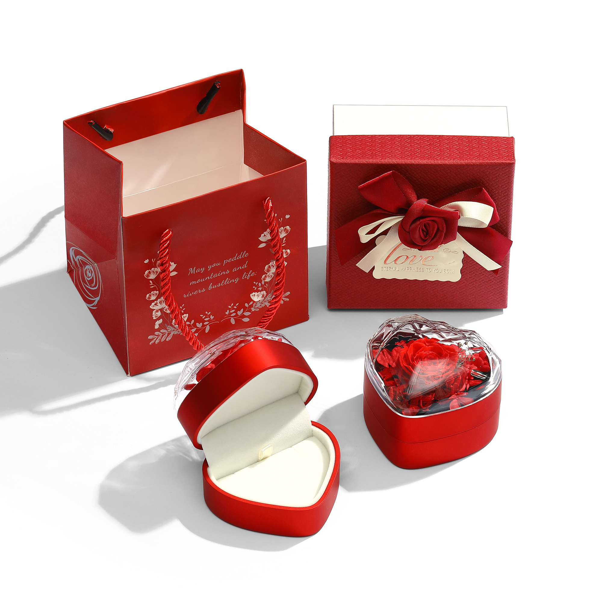 MomentWish Red Rose Gift Box-01