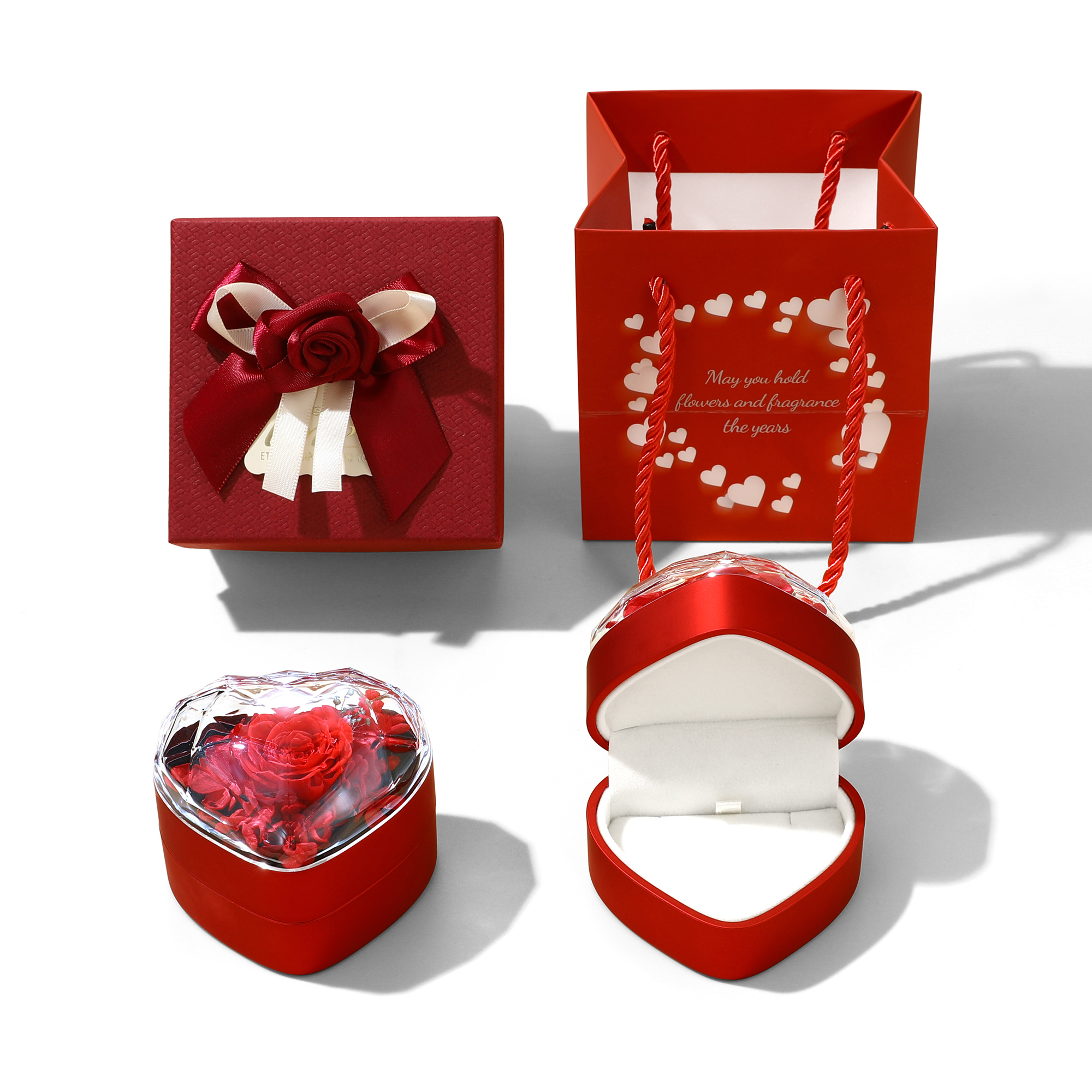 MomentWish Red Rose Gift Box-02
