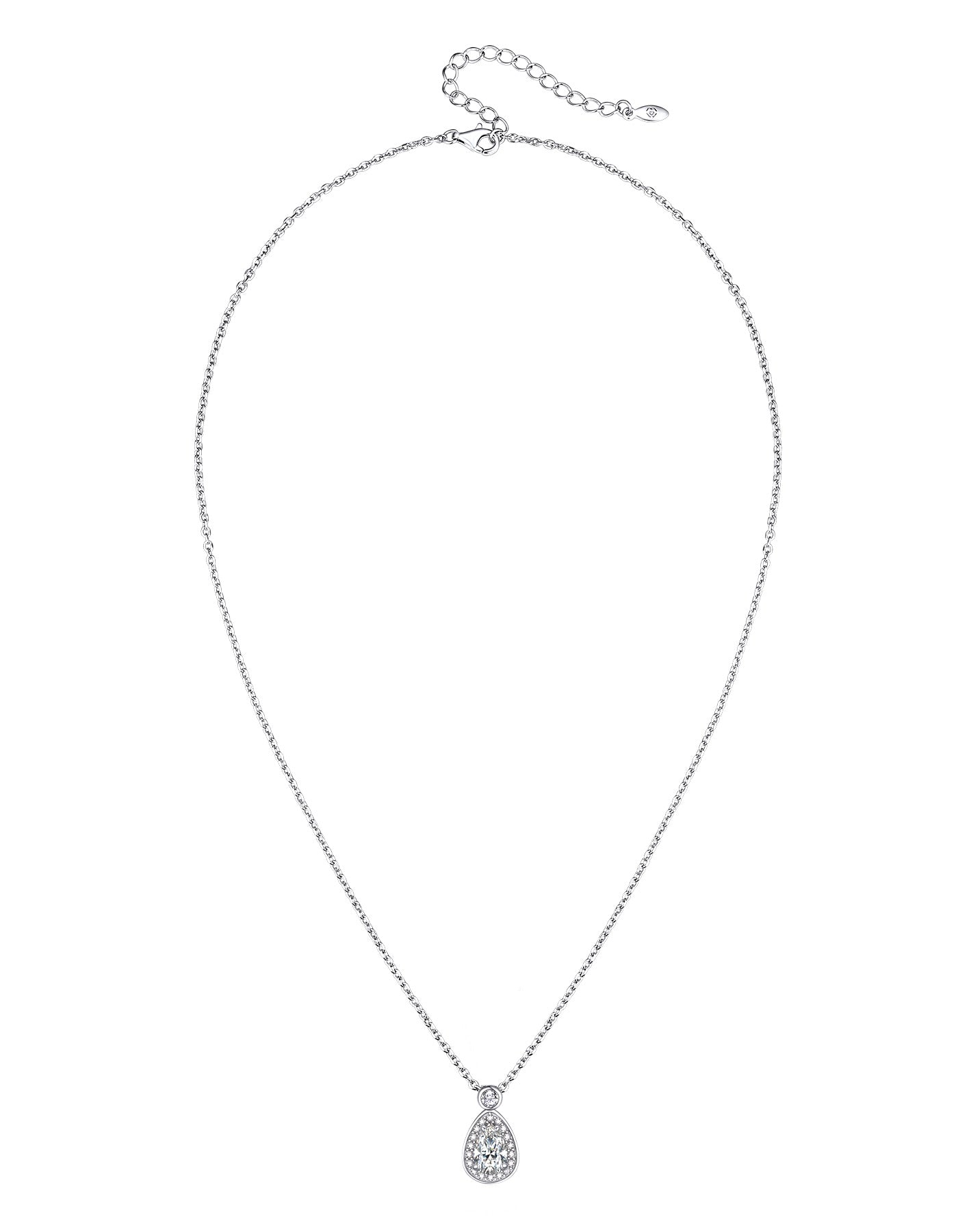 MomentWish Teardrop Moissanite Necklace