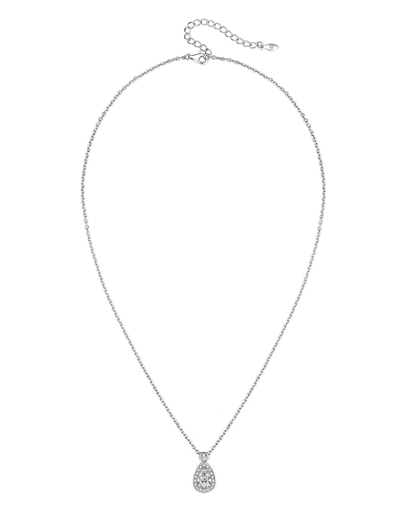MomentWish Teardrop Moissanite Necklace