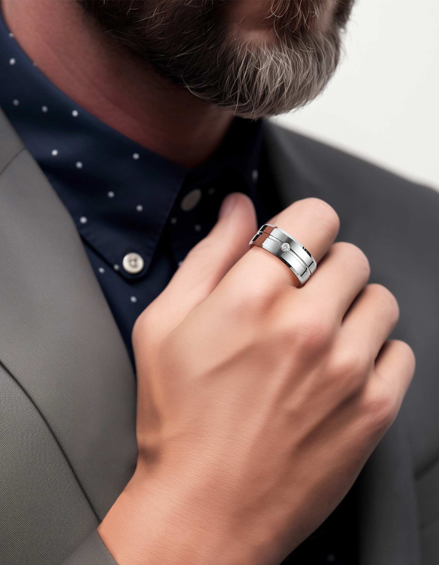 MomentWish Tungsten Carbide Ring