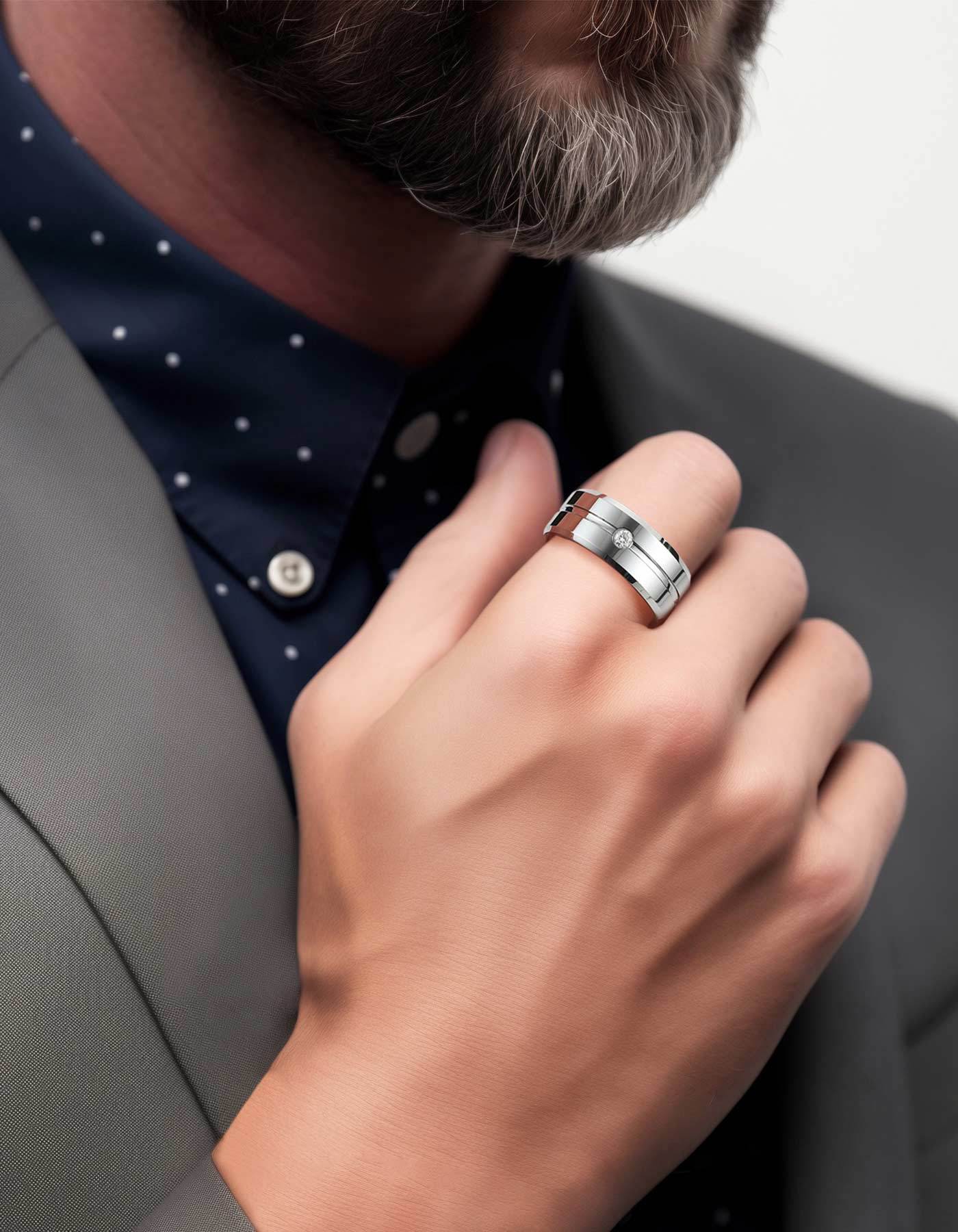 MomentWish Tungsten Carbide Ring