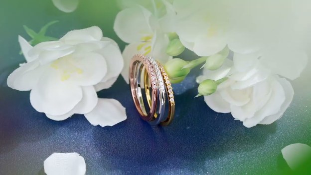 Moissanite Half Pavé Eternity Wedding Band Ring for Women in White Gold (1.30mm)