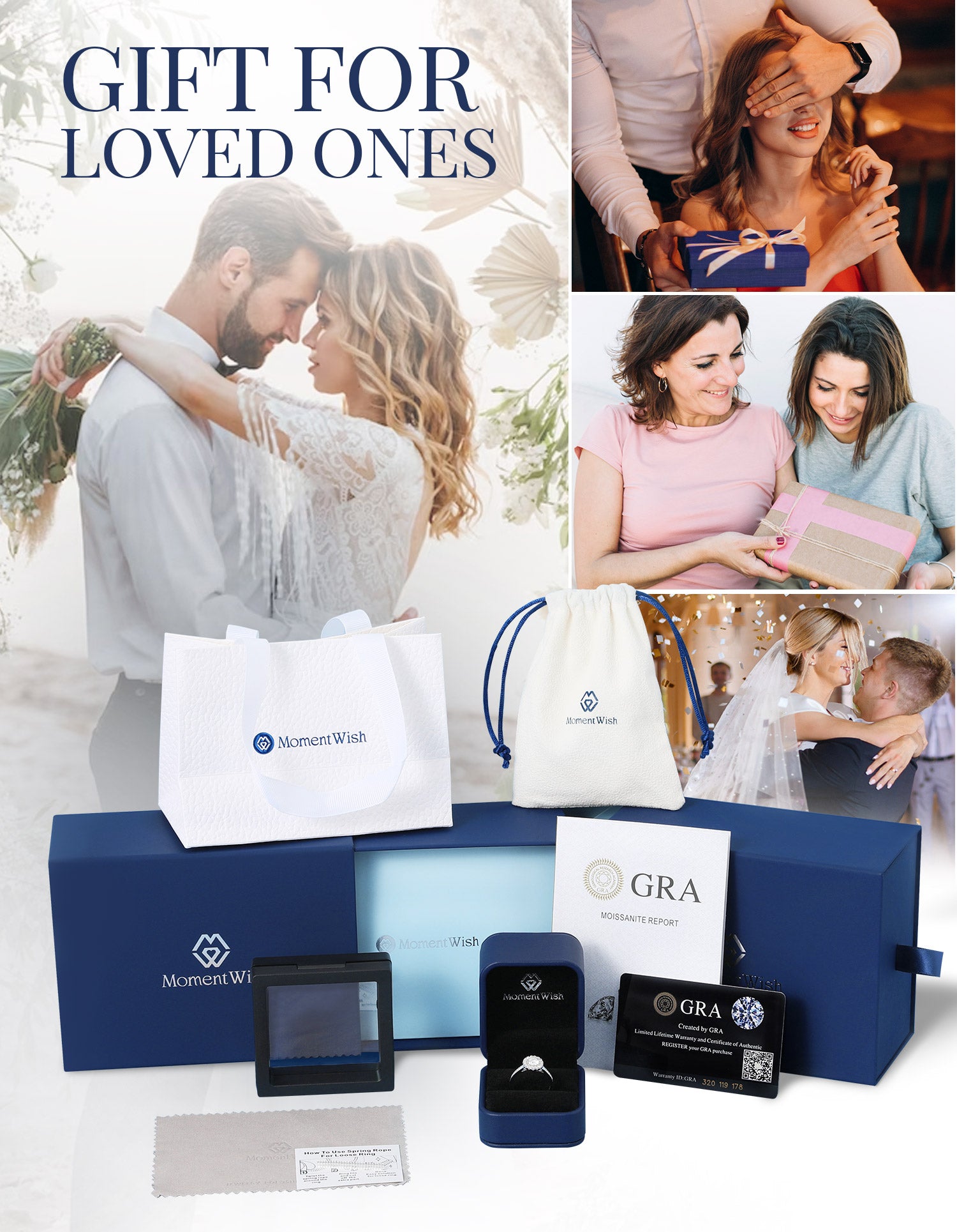 Heart Initial Necklace with Moissantie For Women in Silver