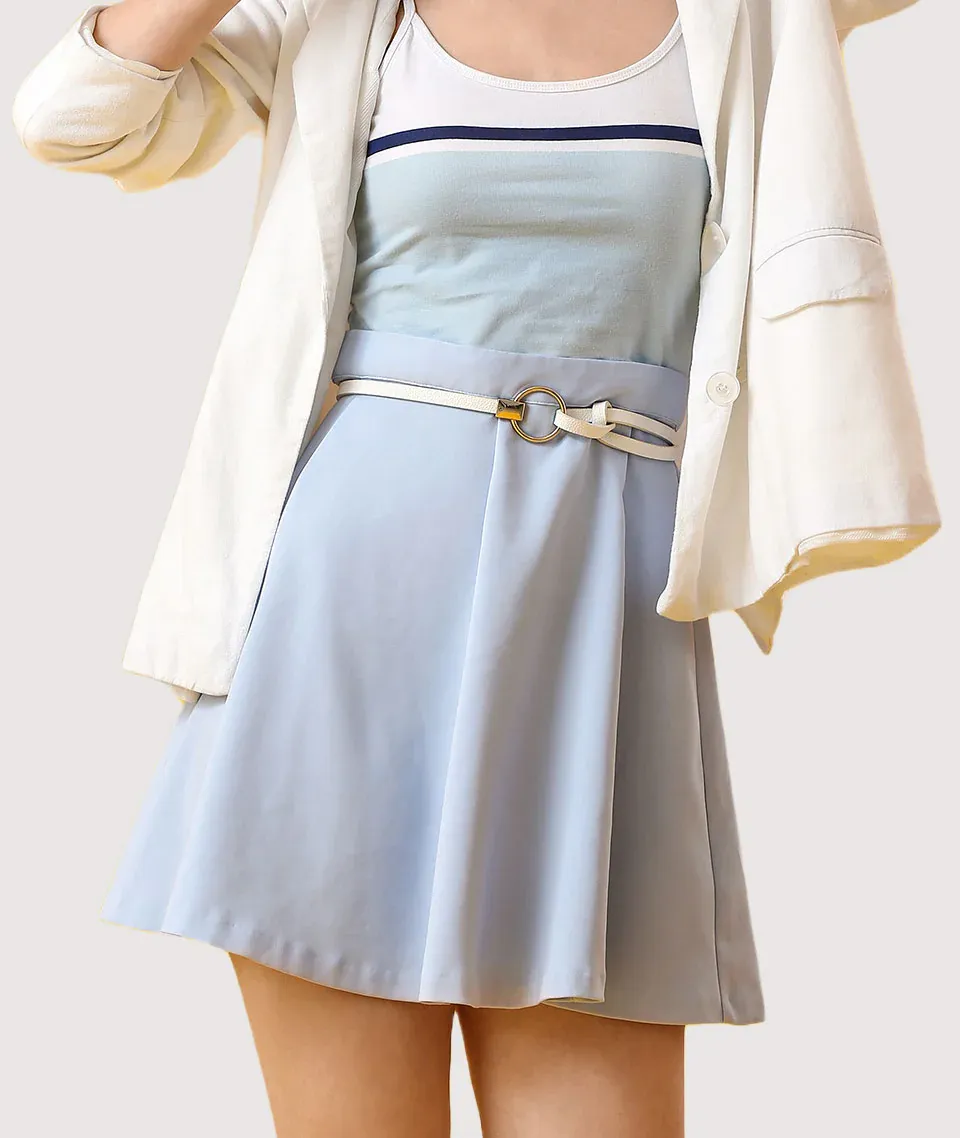 Flared Mini Skirt