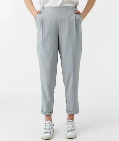 Cotton Blend Trouser