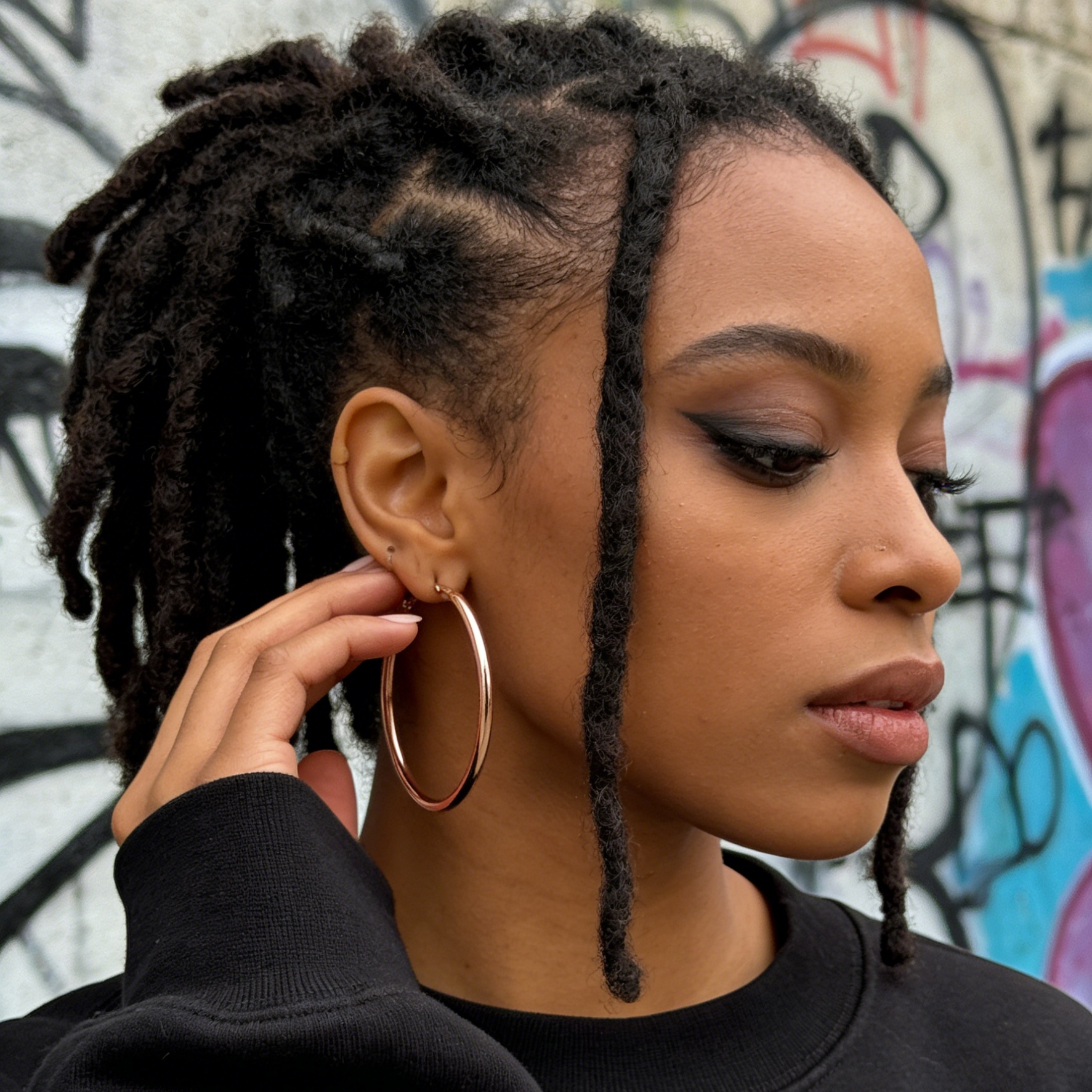 Lightweight Endless Hoop Earring