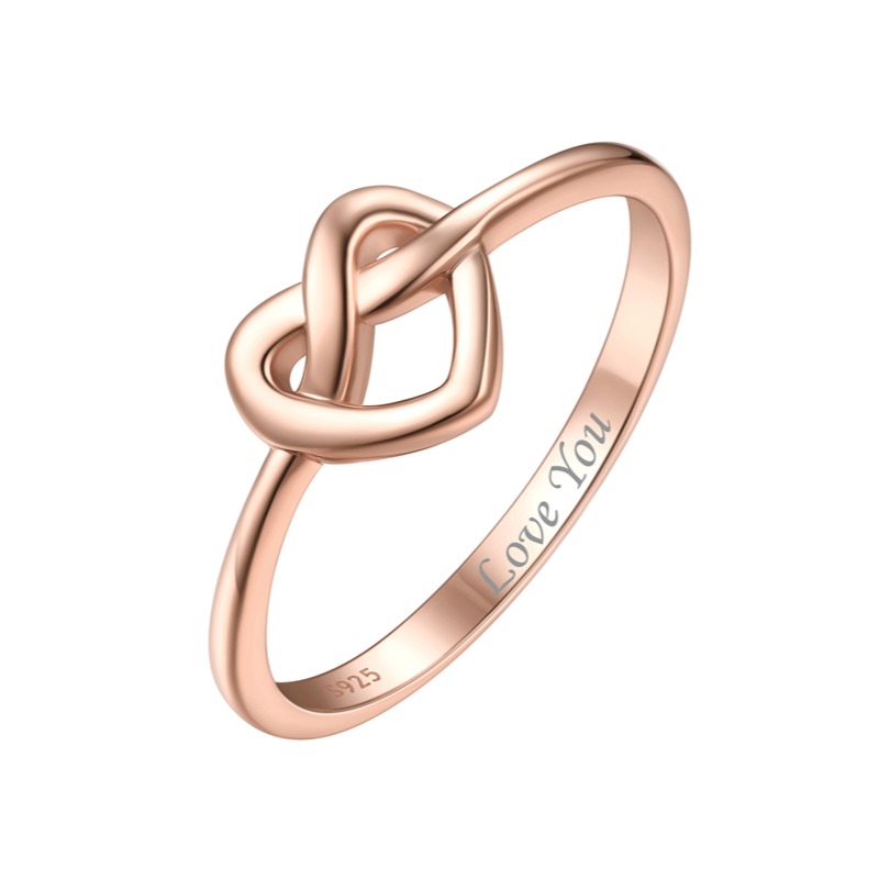 Love Celtic Knot Wedding Band Rings