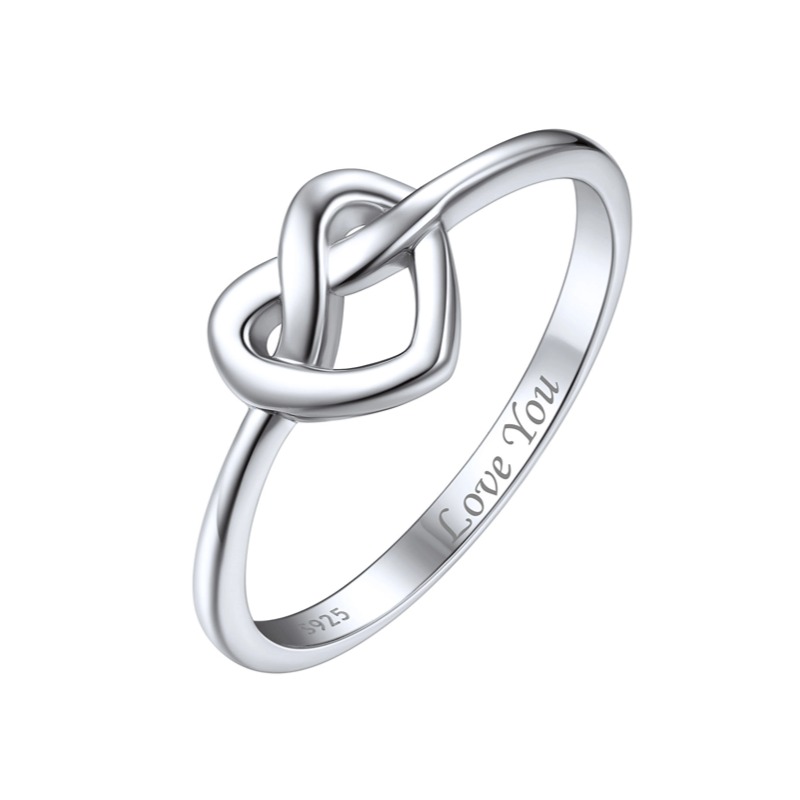 Love Celtic Knot Wedding Band Rings