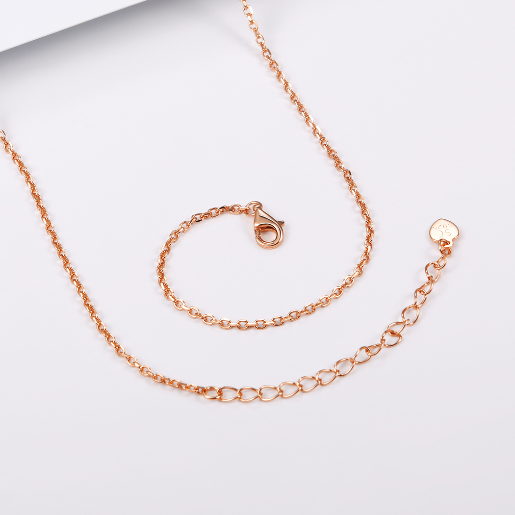 1.5mm  Rolo Chain  Sterling Silver For Women