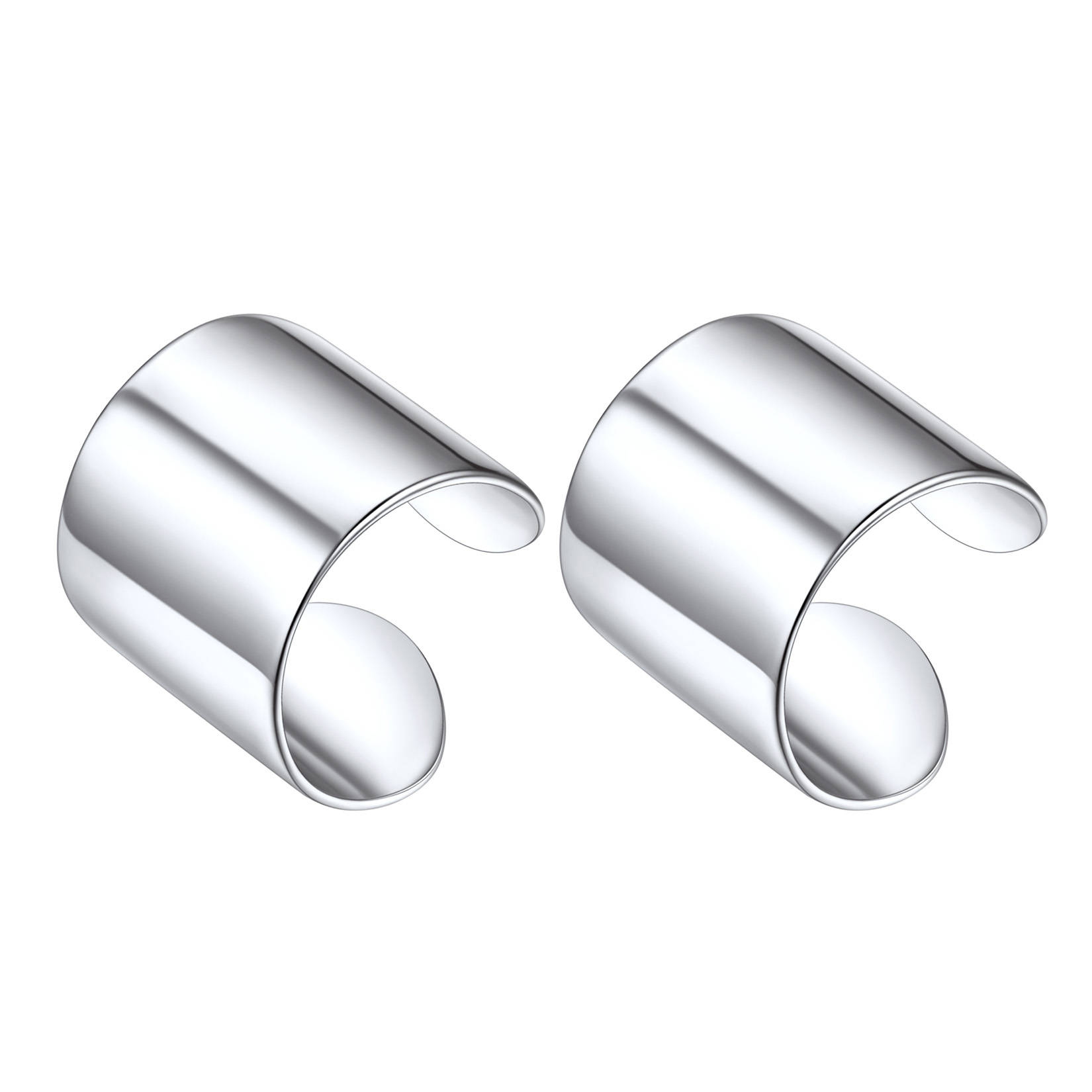 10mm Simple Cuff Non Piercing Clip on Cartilage Earrings