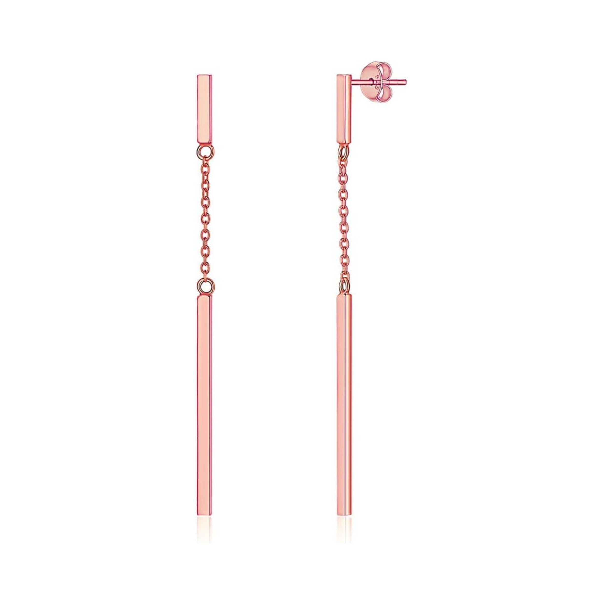  Minimalist Vertical Bar Geometric Dangle Drop Earrings