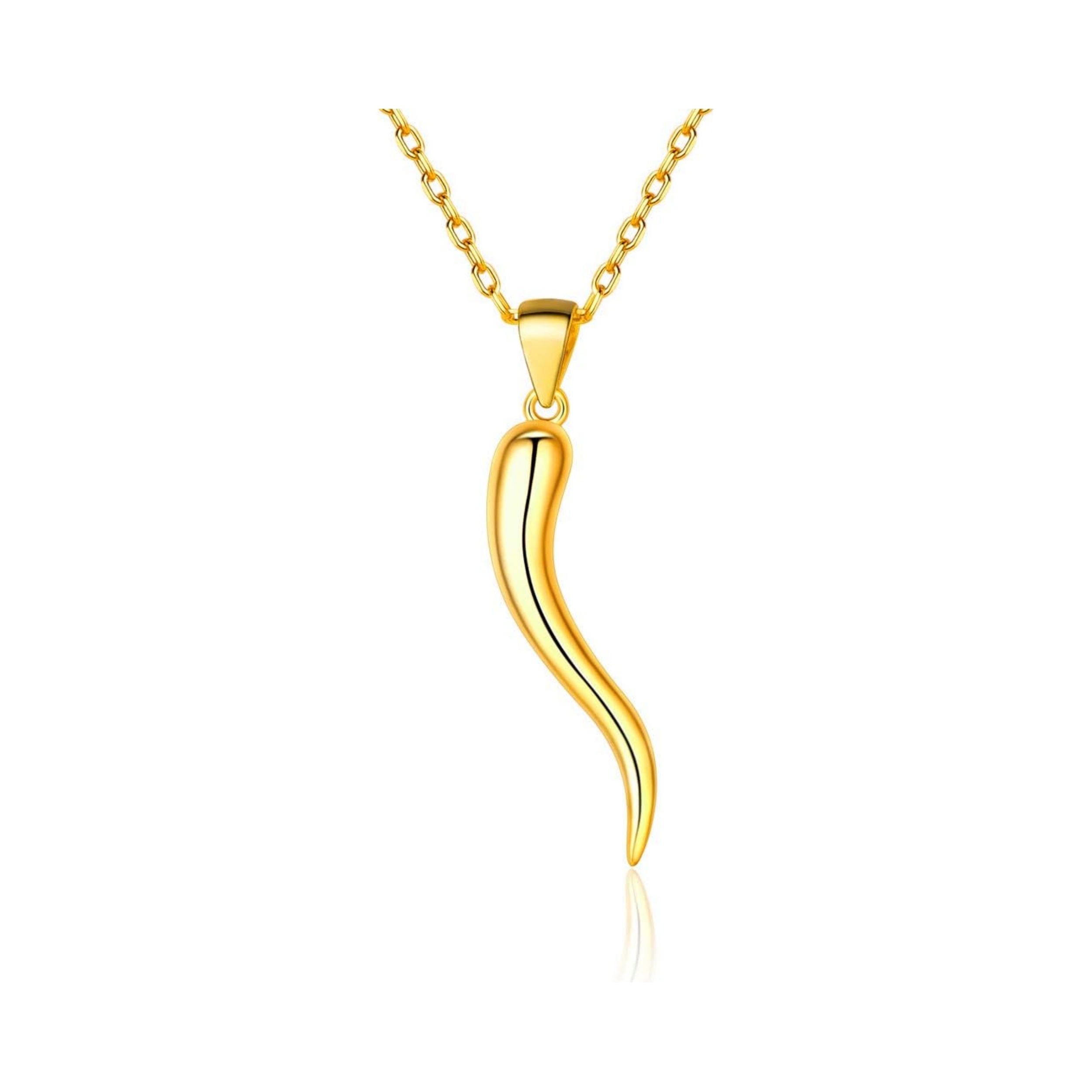 Lucky Italian Horn Necklace Pendant Necklace