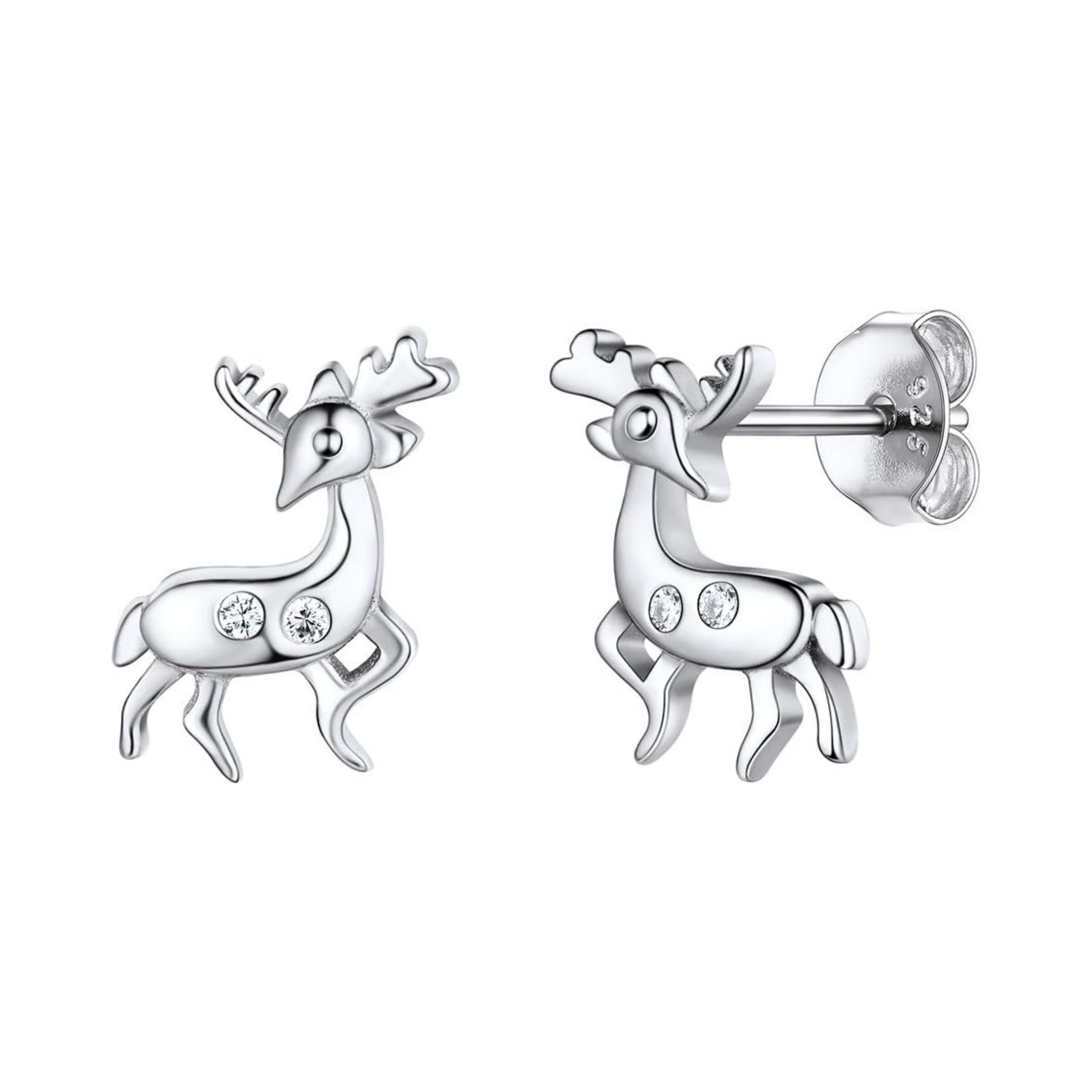 Sika Deer Lucky Stud Earrings