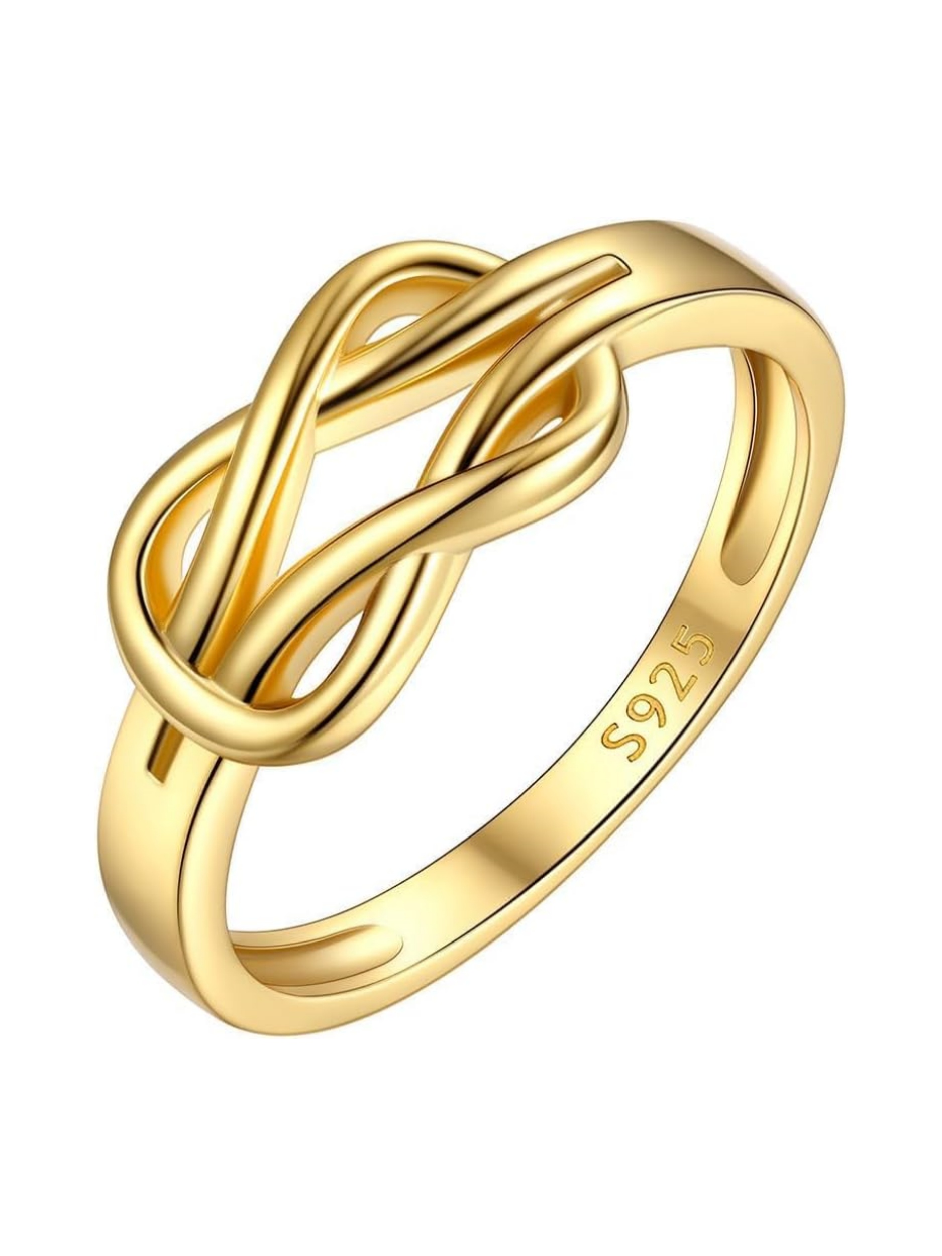 Gold Classic Love Knot Friendship Ring