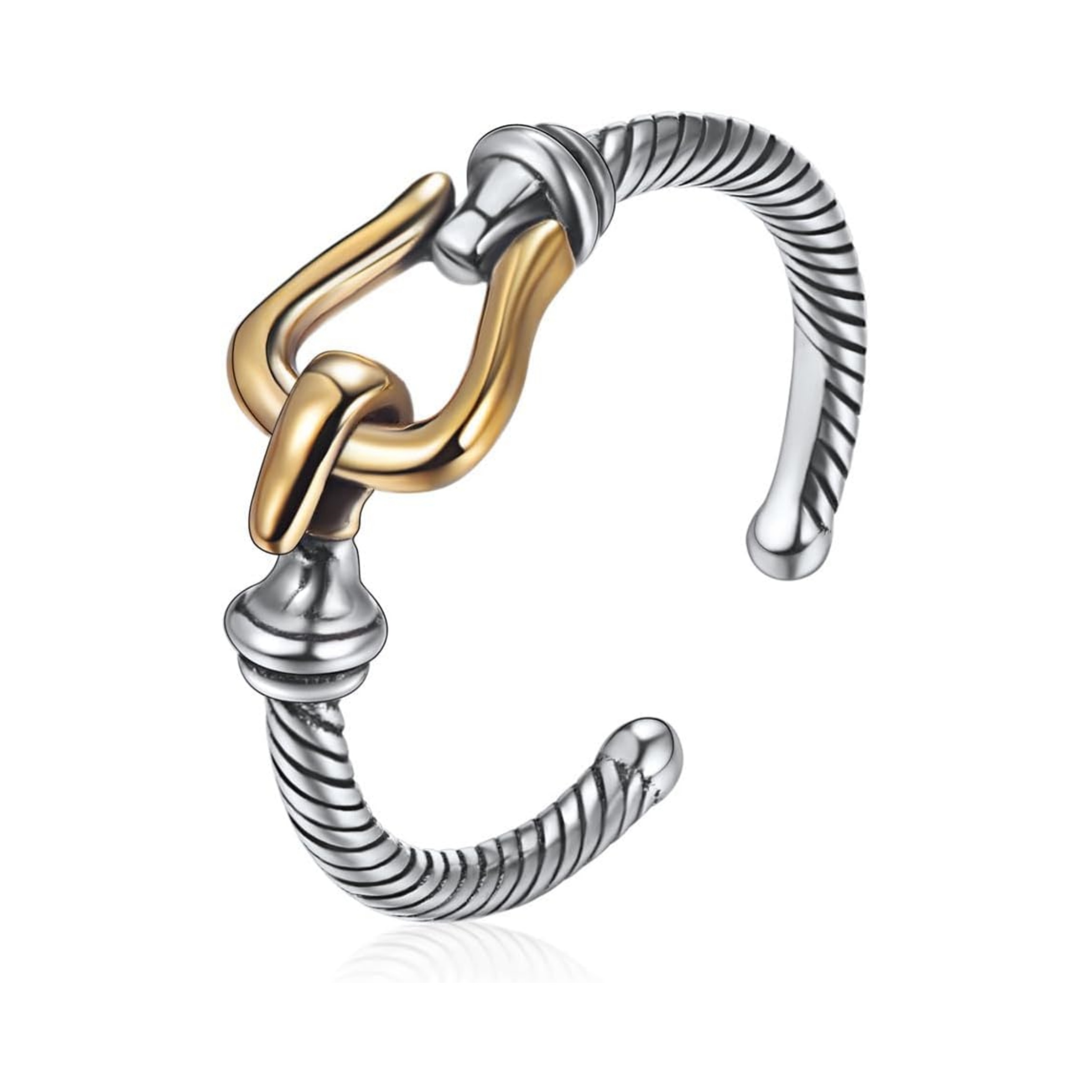 Twist Ring Open Adjustable Knuckle Rings for Women & Men