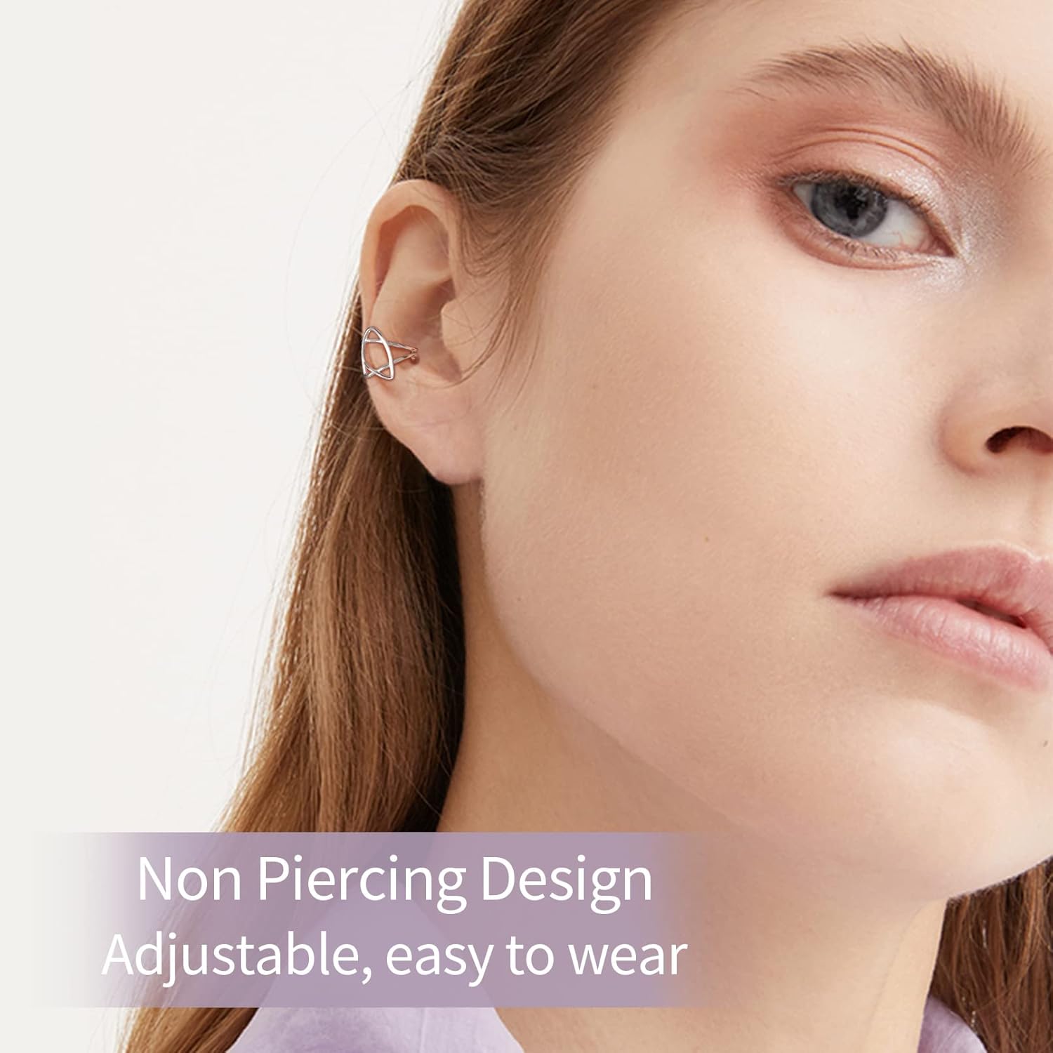 Star Non Piercing Cartilage Cuffs Earrings