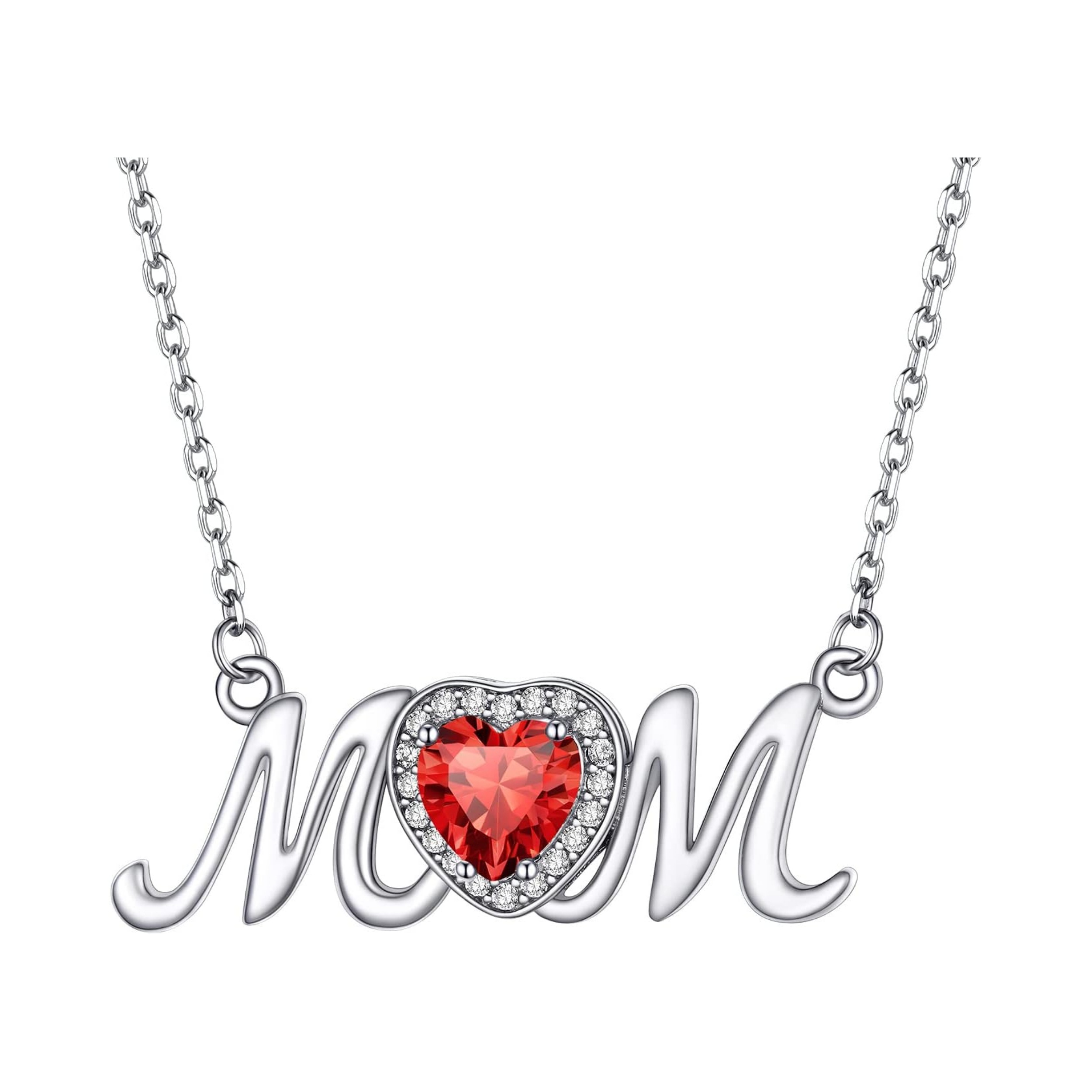 Mothers Day Birthstone Necklace