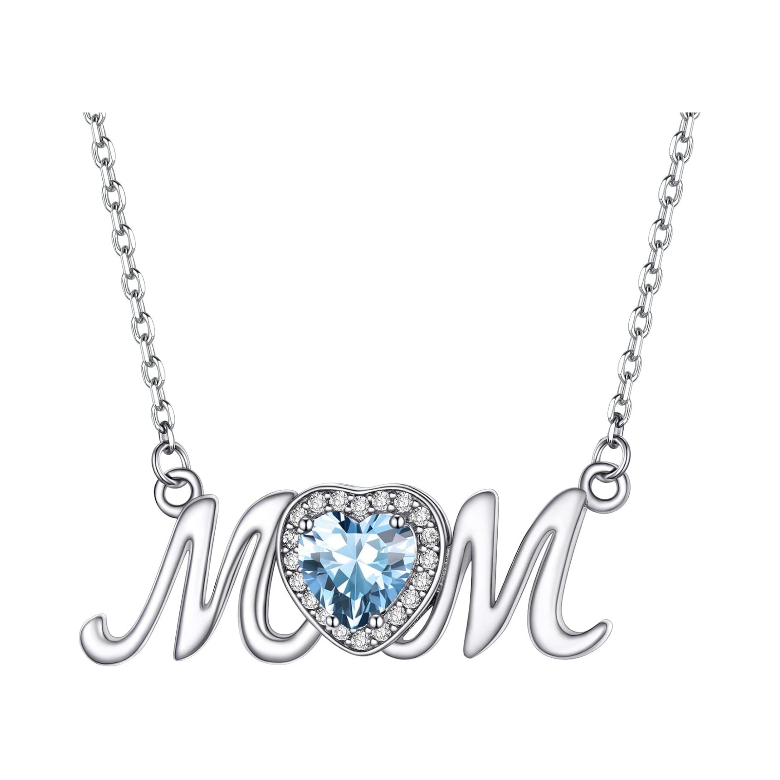 Mothers Day Birthstone Necklace