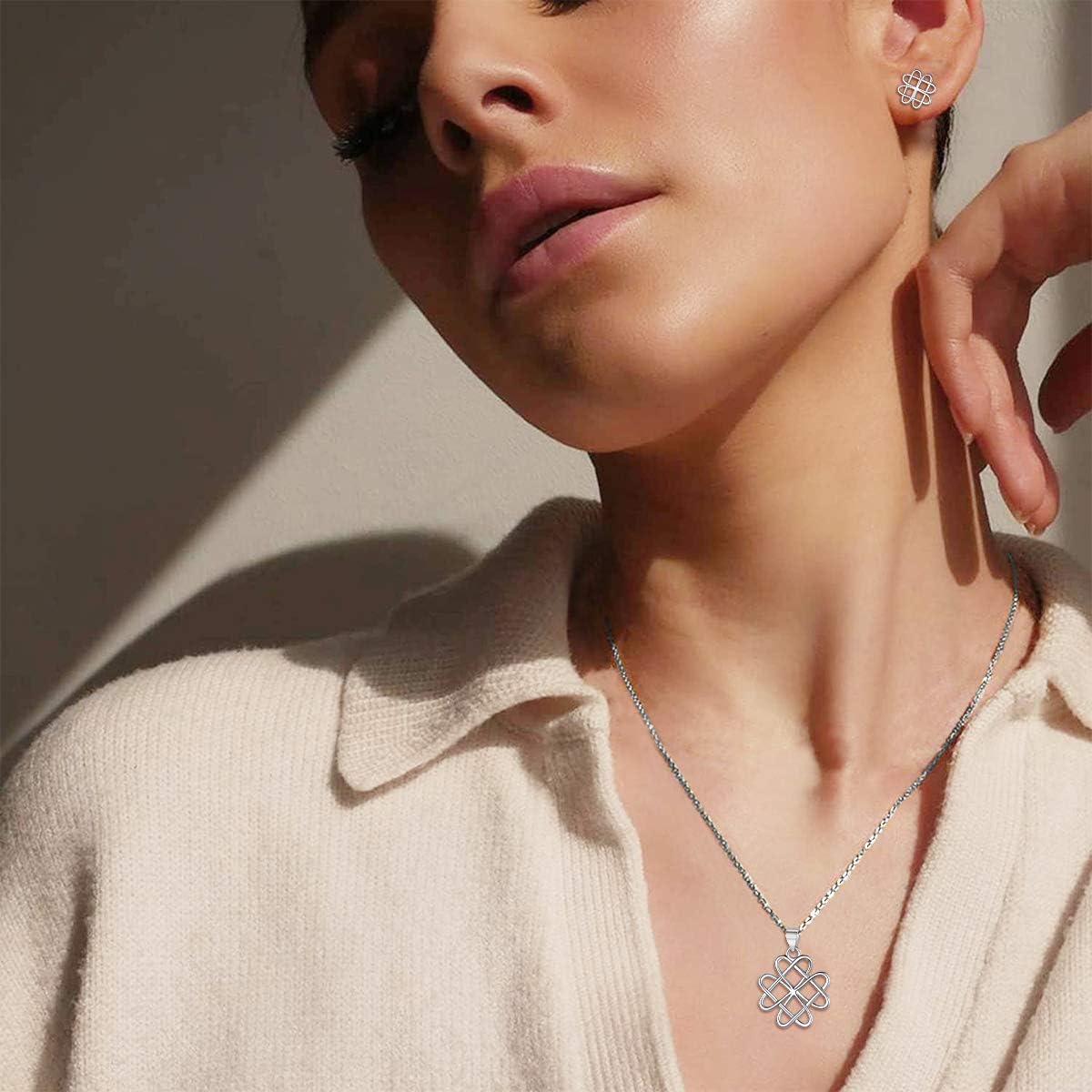 Celtic Love Knot Good Luck Necklaces for Women