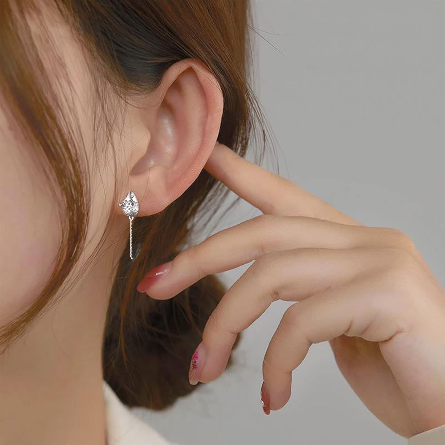 Cute Mouse Stud Earrings for Women