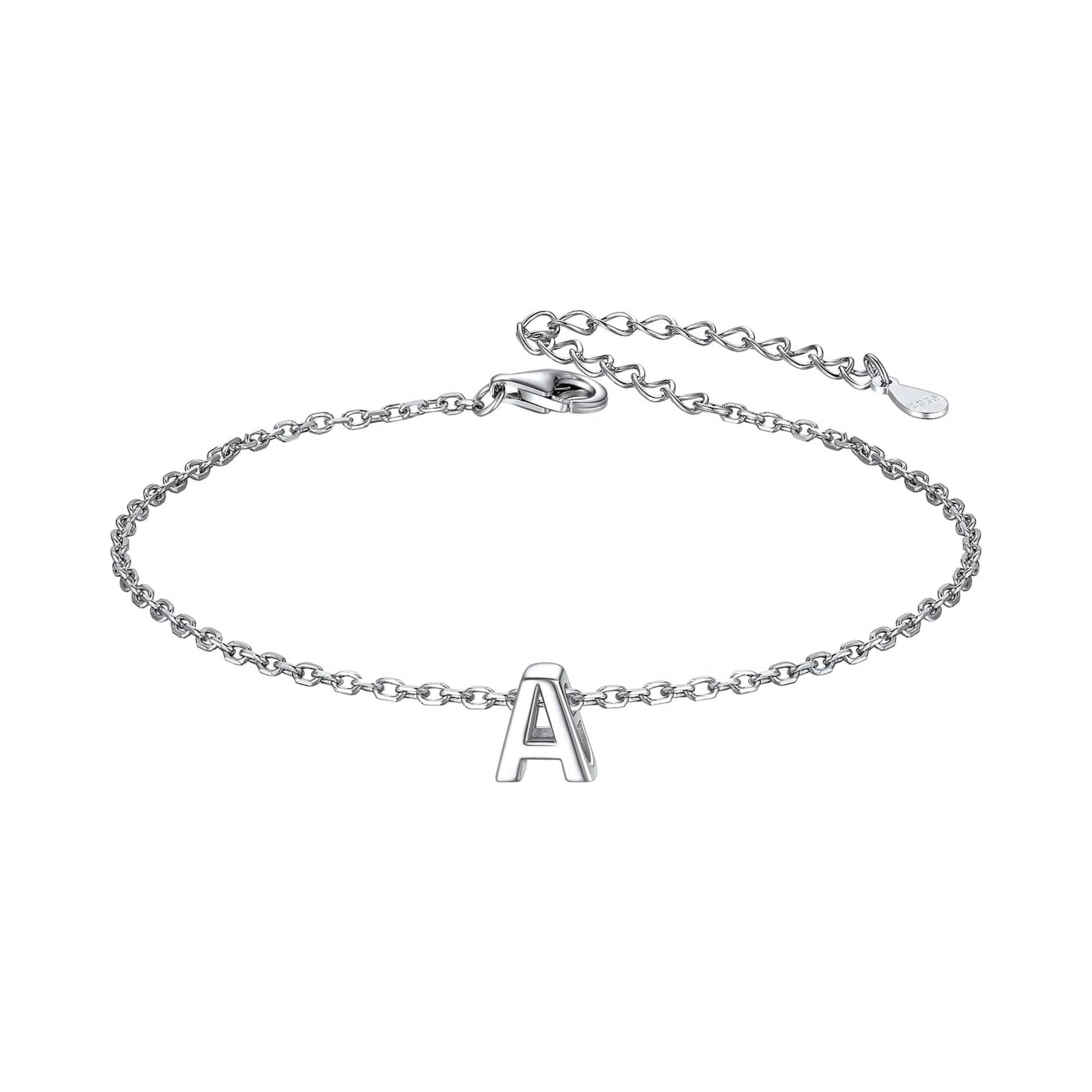 Minimalist Letter Dainty Initial Bracelets