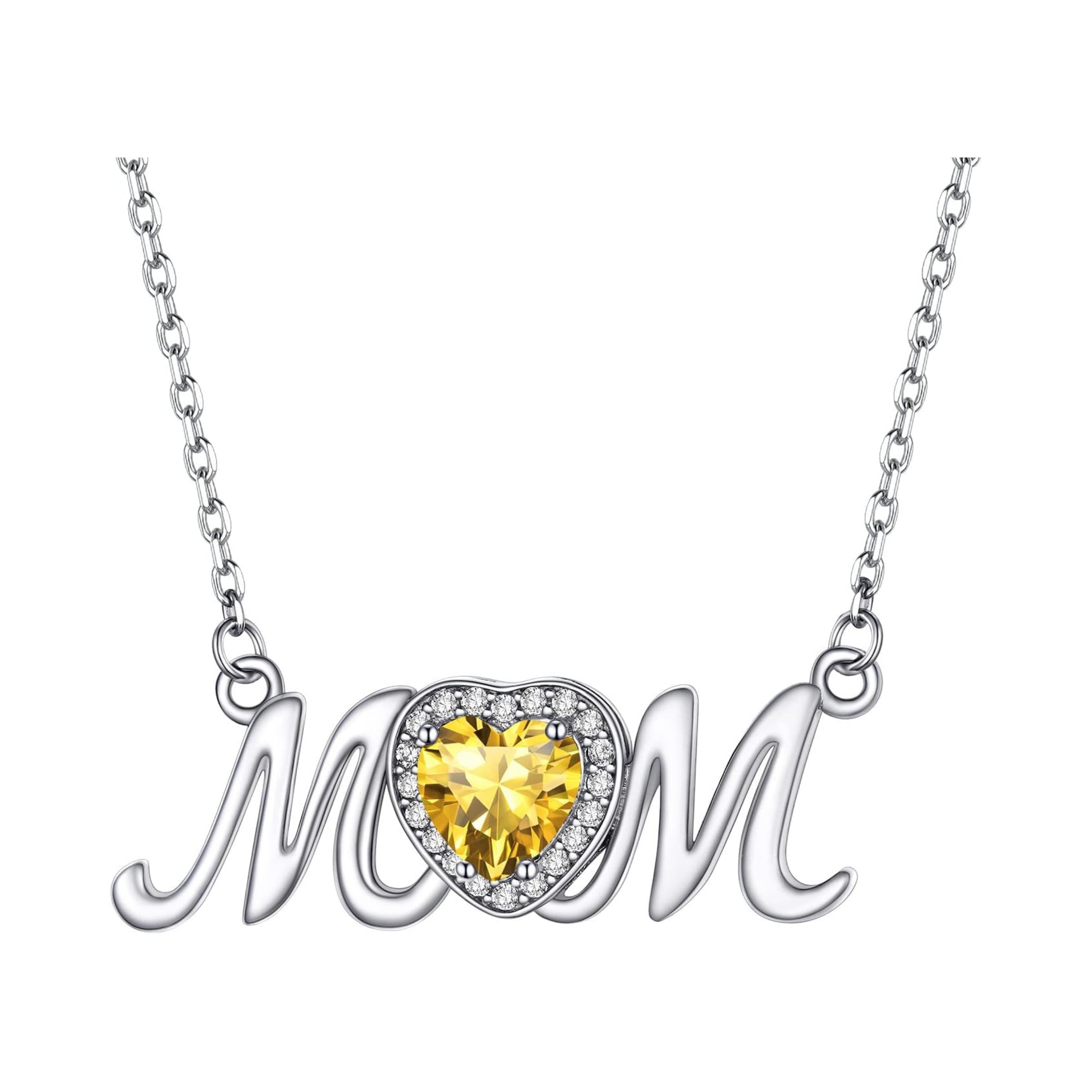 Mothers Day Birthstone Necklace