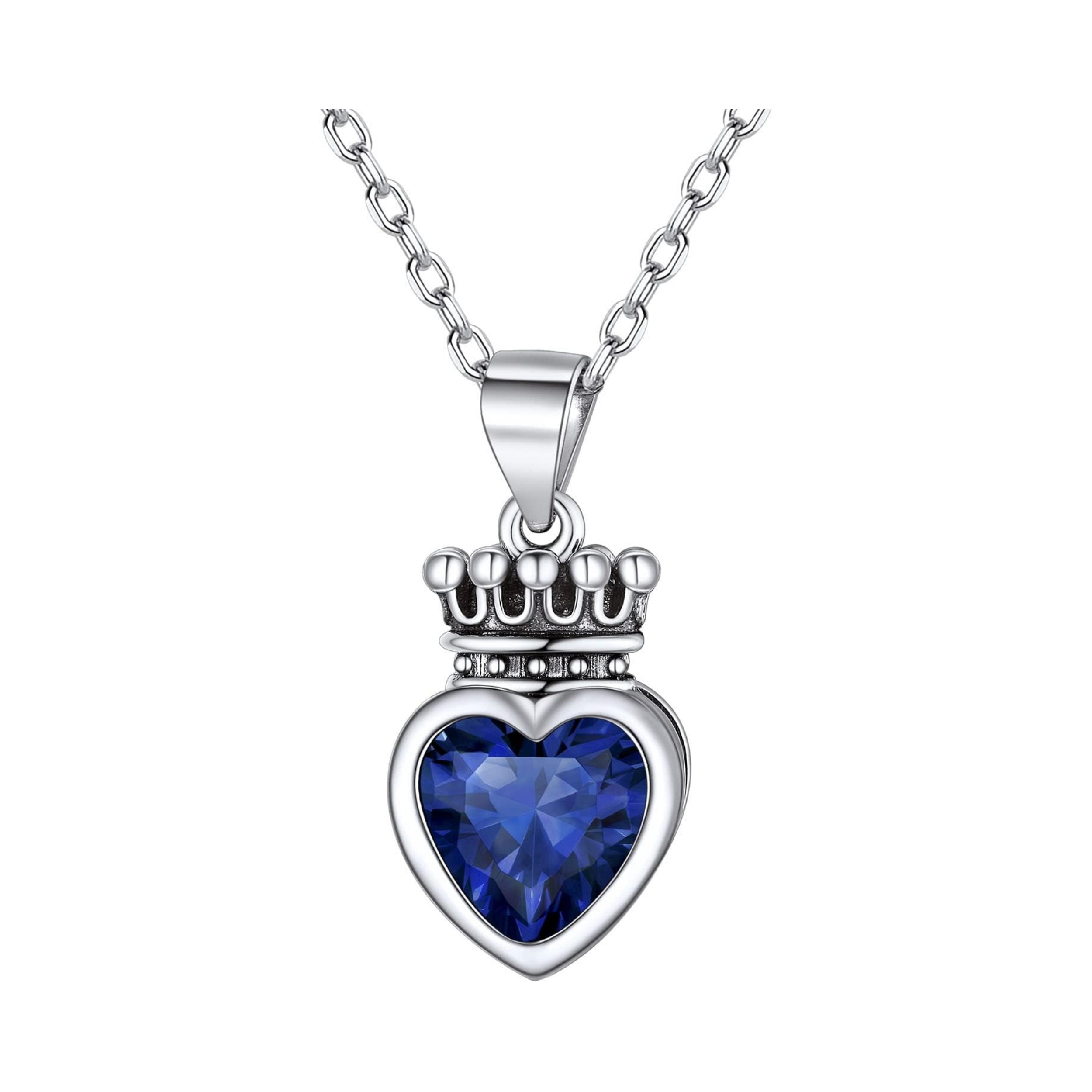 Crown & Heart Necklace
