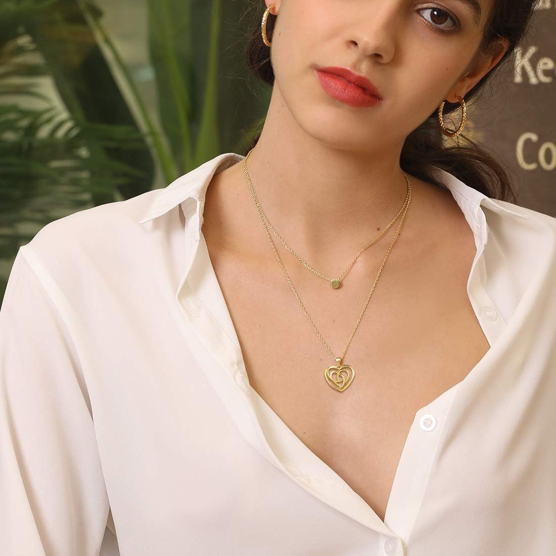 Love Heart Celtic Knot Pendant Necklace