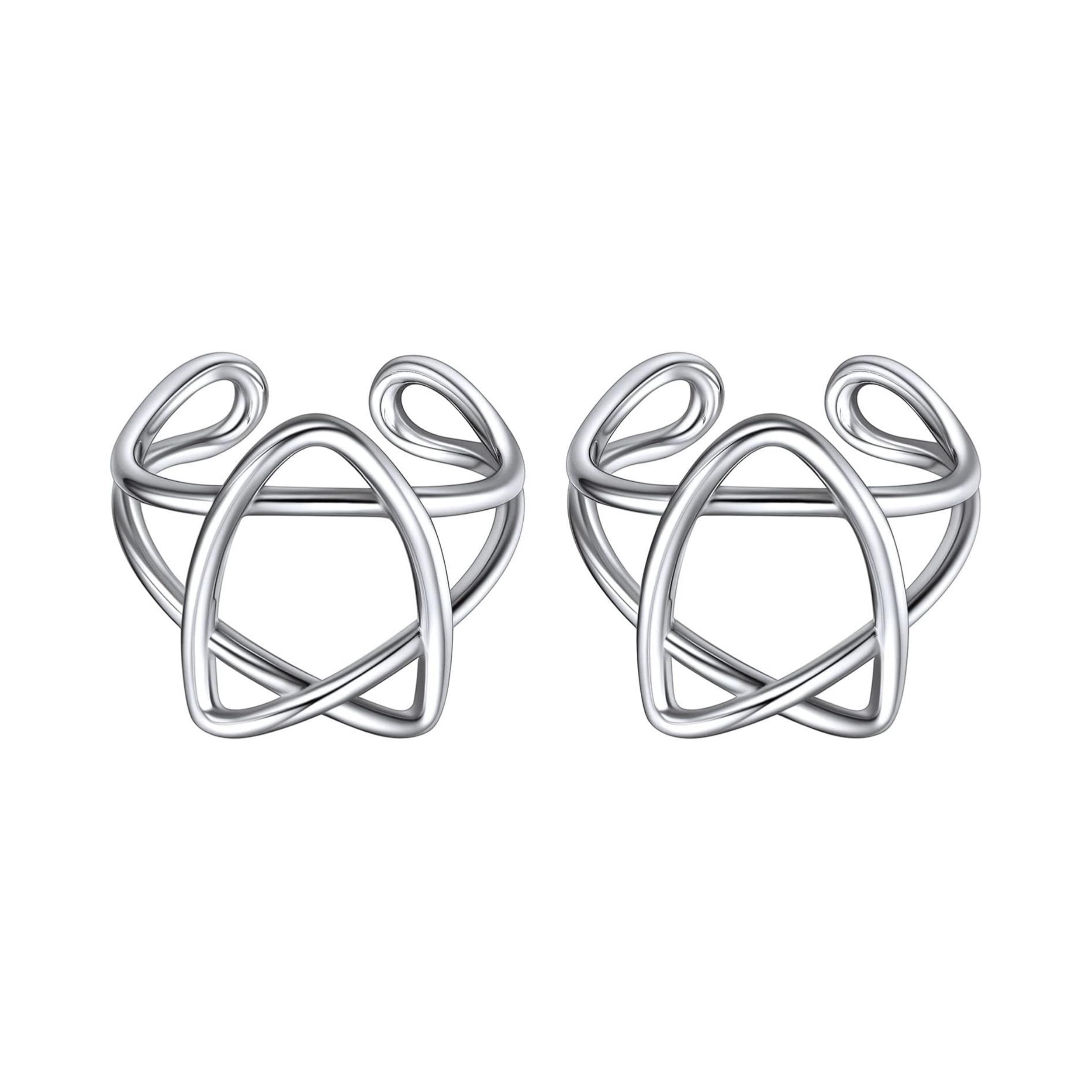 Star Non Piercing Cartilage Cuffs Earrings